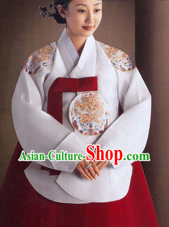 Dangui Korean Royal Costume Traditional Korean Queen Princess Ceremony Costumes for Women