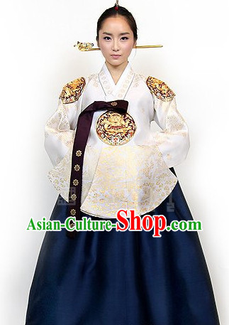 Dangui Korean Royal Costume Traditional Korean Queen Princess Ceremony Costumes for Women