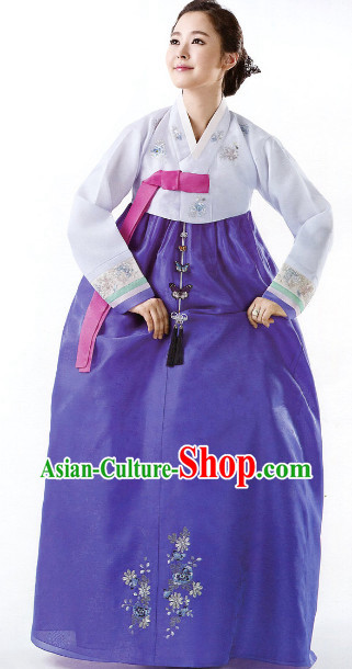 Korean Wedding Ceremonial Dresses for Brides