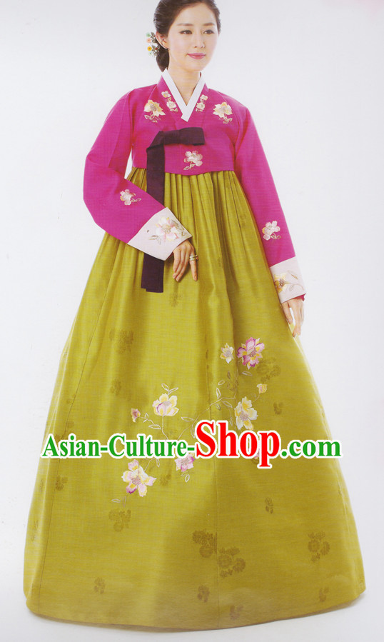 Korean Ceremonial Hanbok Wedding Dresses