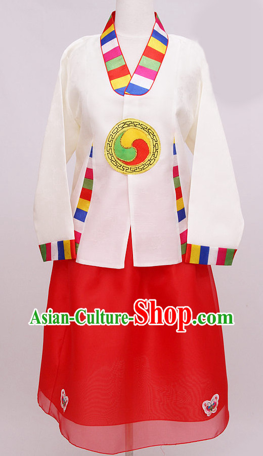 Korean Restaurant Hanbok Working Uniform