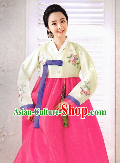 Korean Fashion Traditional Hanbok Dresses for Women