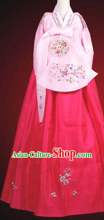 Traditional Ceremony Dress Custom Made Dangui Korean Royal Hanbok Costumes for Women