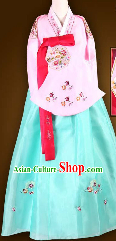 Traditional Ceremony Dress Custom Made Dangui Korean Royal Hanbok Costumes for Women