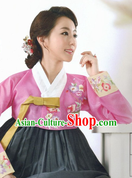 Korean Traditional Official Female Hanbok Clothes