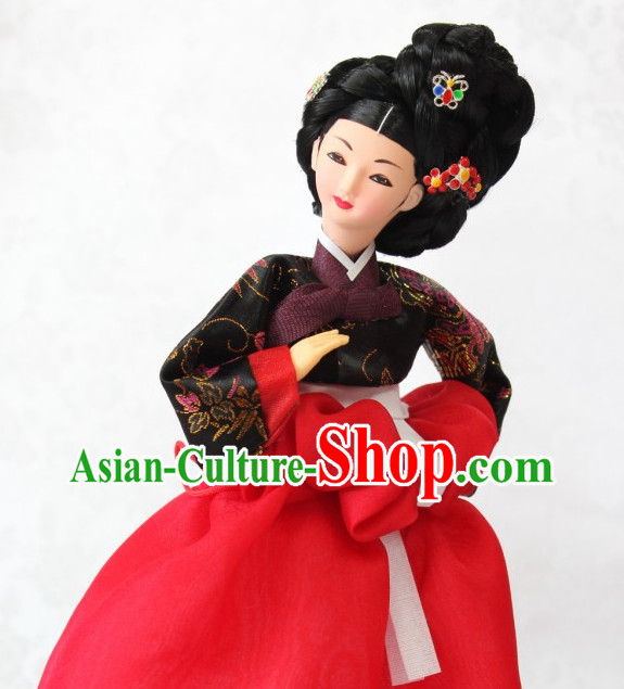 Korean Traditional Silk Figurine