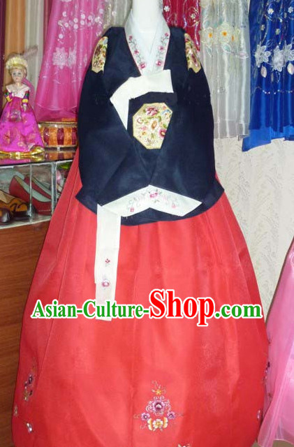 Traditional Ceremony Dress Custom Made Dangui Korean Royal Costumes for Women