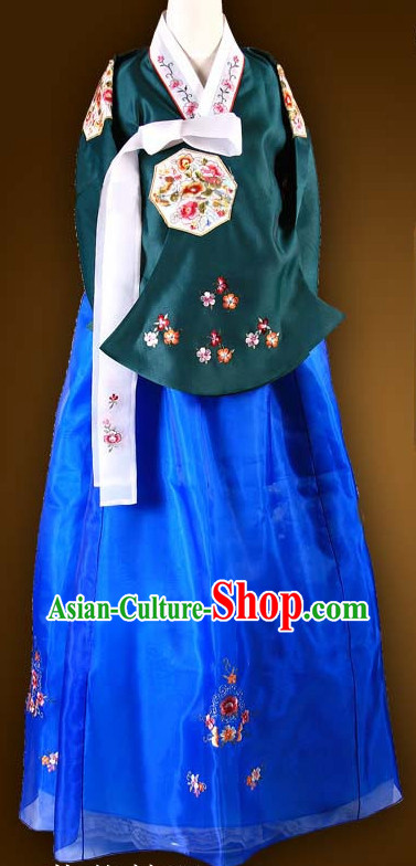 Traditional Ceremony Dress Custom Made Dangui Korean Royal Costumes for Women