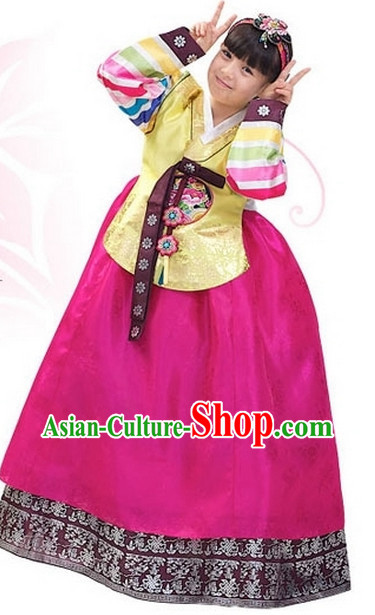 Traditional Korean Clothing Custom Made baby Hanbok for Birthday Party Halloween