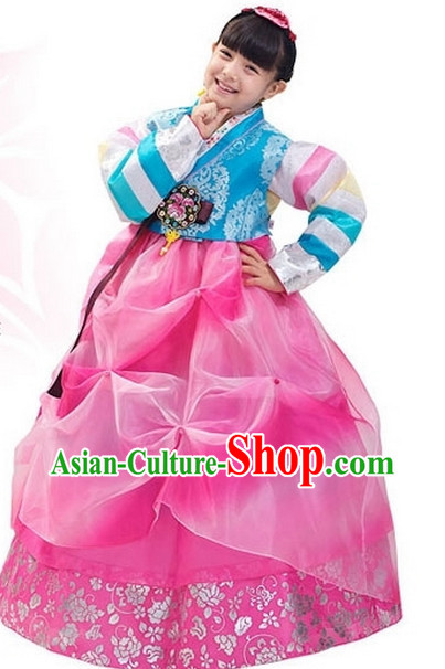 Traditional Korean Clothing Custom Made baby Hanbok for Birthday Party Halloween