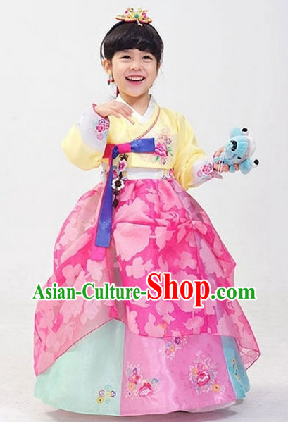 Traditional Korean Clothing Custom Made baby Hanbok for Birthday Party Halloween