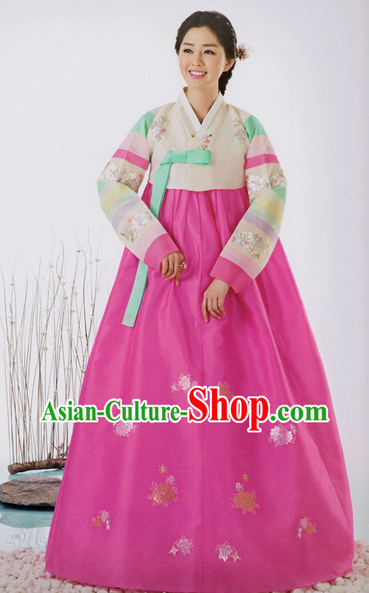 Korean Traditional Clothing Custom Made Women Dangwi Hanbok for Birthday Party Halloween