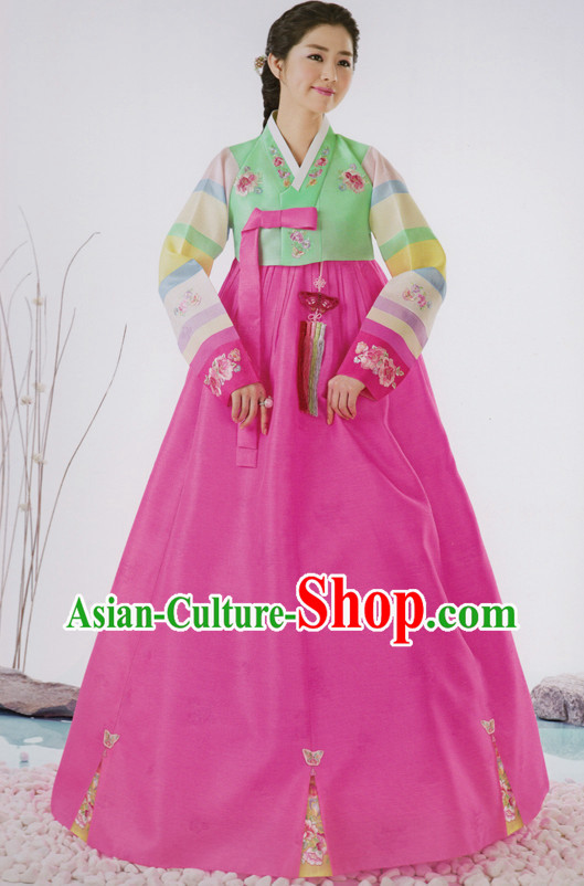 Korean Traditional Clothing Custom Made Women Dangwi Hanbok Ceremony Birthday Party Halloween