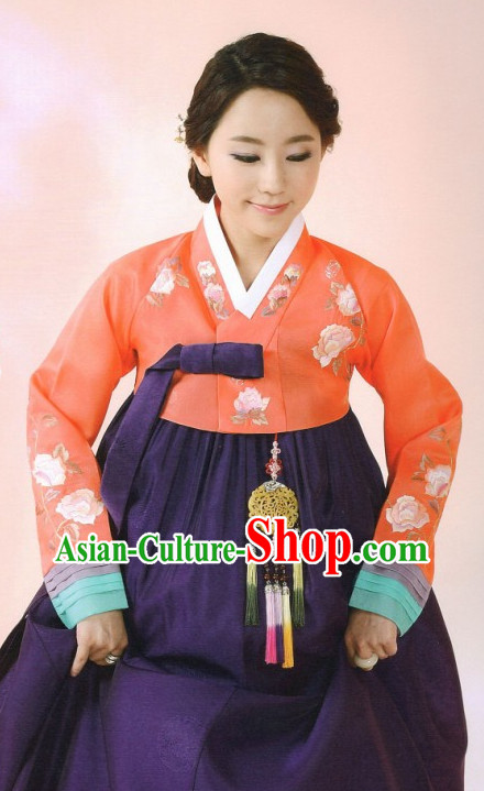 Korean Custom Made Hanbok Outfit for Women