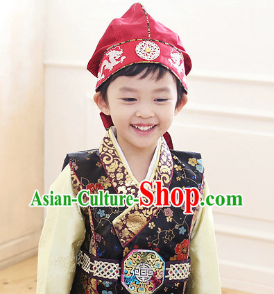 Korean Traditional Kids Hanbok Hat for Boys