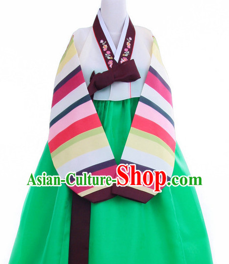 Top Korean Hanbok Dancing Costumes Girls Dancewear