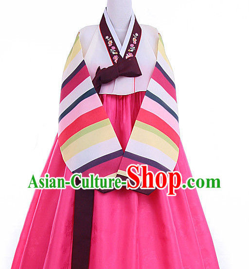 Top Korean Hanbok Dancing Costumes Girls Dancewear