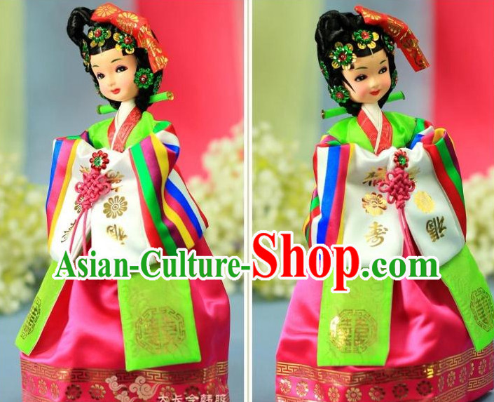 Korean Traditional Dancer Statue Arts