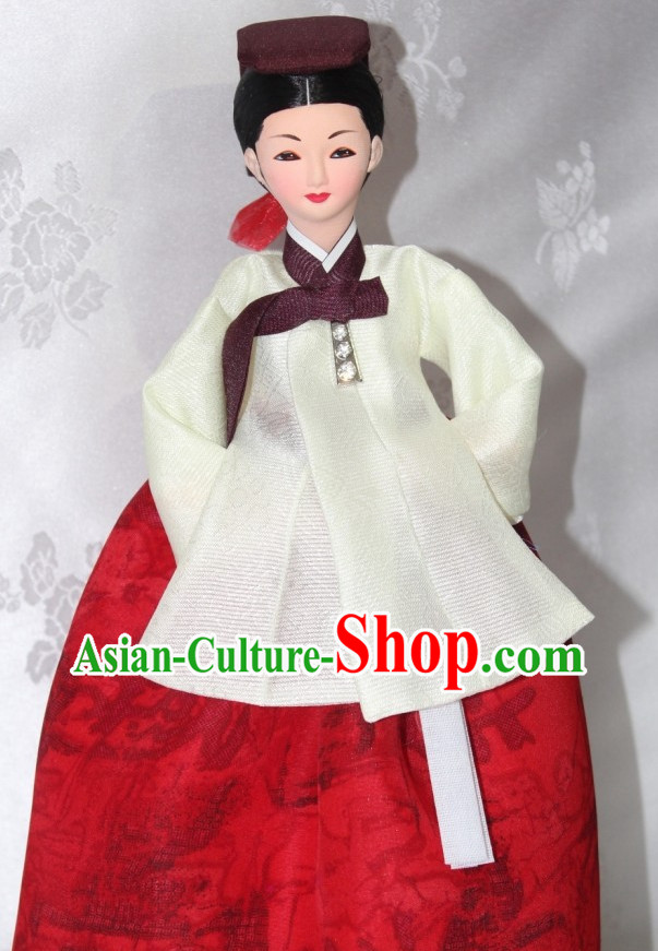 The Great Jang Geum Handmade Korean Silk Figurine