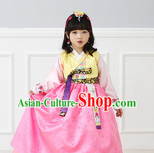 Top Korean National Costumes Kids Fashion Traditional Korean Clothes