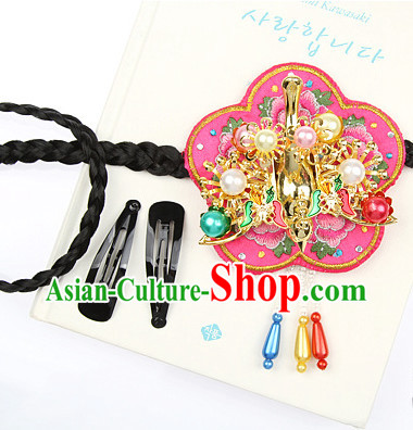 Korean Royal Hair Accessories Hair Ties Hair Jewelry Fascinators Hair Extensions Headbands