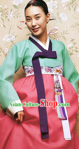 Korean Traditional Hanbok Clothing Dress online Womens Clothes Designer Clothes