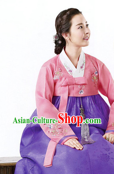 Korean Traditional Hanbok Clothing Dress online Womens Clothes Designer Clothes