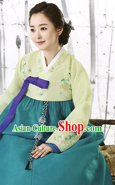 Korean Traditional Hanbok Clothing Dress online Womens Clothes Designer Clothes