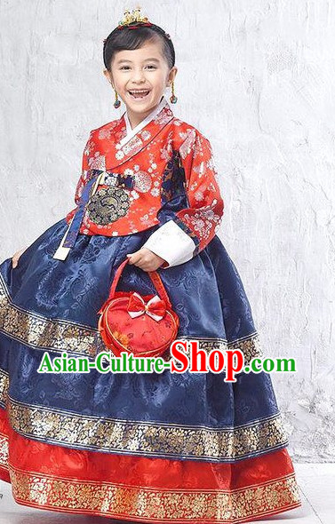 Korean Princess Traditional Hanbok Clothing Dress online Kids Clothes Designer Clothes