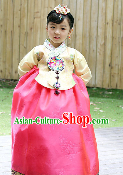 Korean Princess Traditional Hanbok Clothing Dress online Kids Clothes Designer Clothes