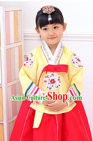 Korean Princess Traditional Hanbok Clothing Dress online Kids Clothes Designer Clothes