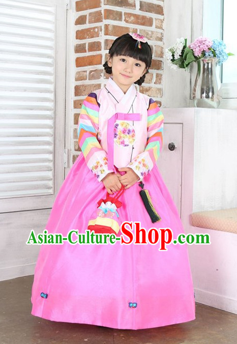 Korean Princess Traditional Hanbok Clothing Dress online Kids Clothes Designer Clothes