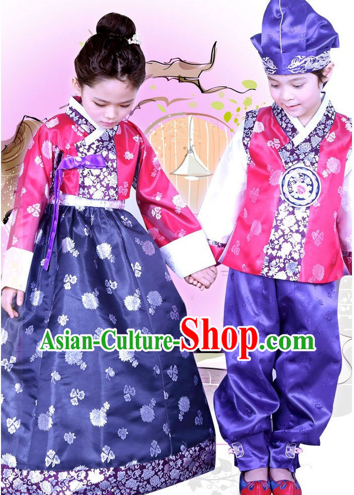 Korean Traditional Hanbok Clothing Dresses Kids Fashion Korean Products