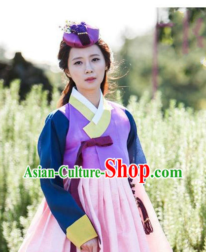 Korean Traditional Hanbok Female Clothes