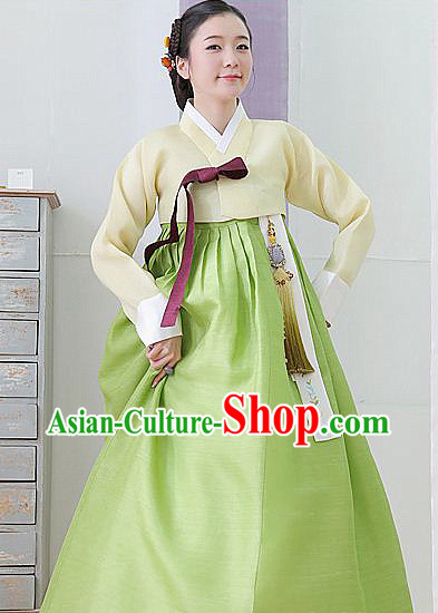 Top Korean Traditional Custom Made Modern Hanbok Skirt Complete Set for Women