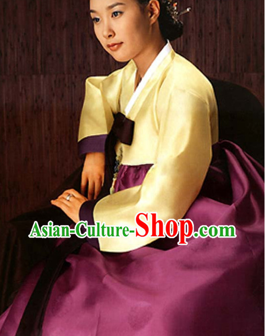 Top Korean Traditional Custom Made Hanbok Clothes Complete Set for Women