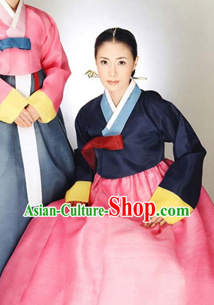 Top Korean Traditional Custom Made Hanbok Clothing Complete Set for Women