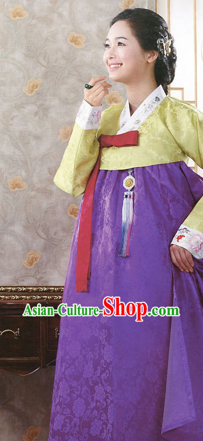 Top Korean Traditional Hanbok Dresses Complete Set for Women