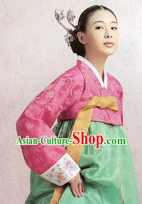 Top Korean Traditional Hanbok Dress Complete Set for Women