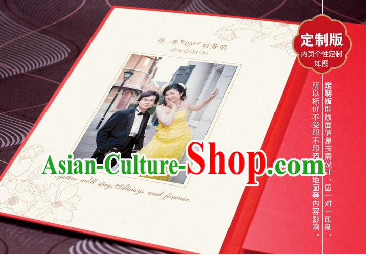 Wedding Photo Custom Made Wedding Guest Signatures Cloth Book