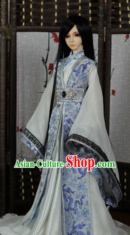 Asian Fashion Chinese Dragon Gown for Men