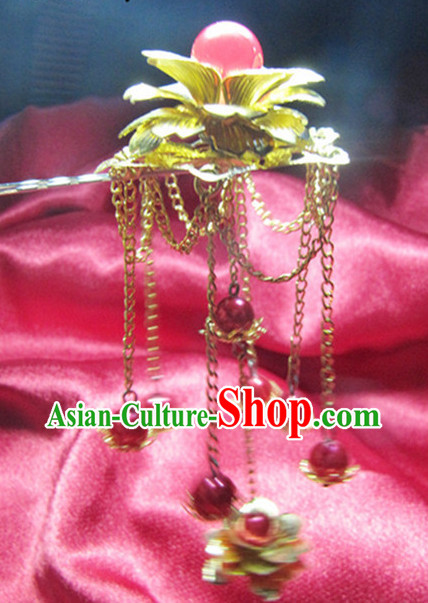 Chinese Traditional Handmade Flower Hair Clasp