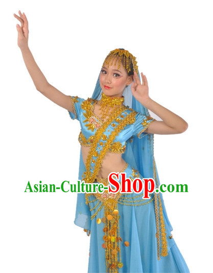 Indian Girls Dancewear Dance Costumes Complete Set for Women