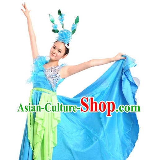 China Shop Chinese Dance Costumes Complete Set for Women