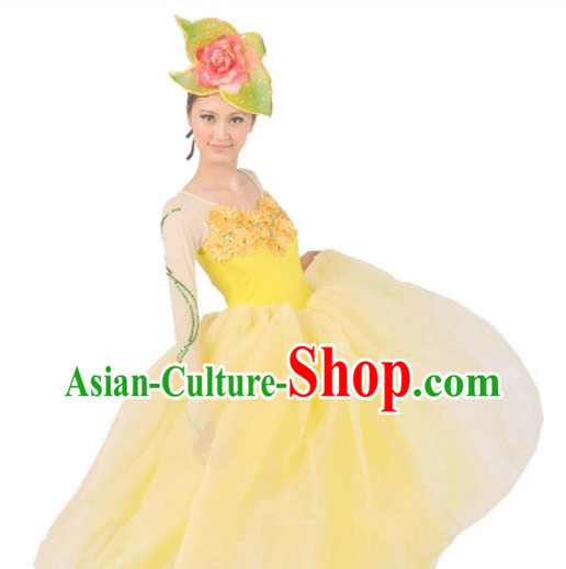 China Shop Chinese Peony Dance Attire for Women