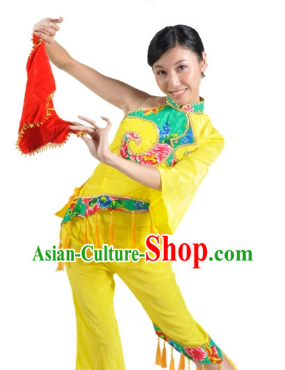 China Shop Chinese Classic Fan Dance Costumes Girls Dancewear for Women