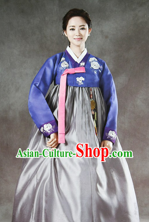 Korean Traditional Mother of the Groom Dresses Hanboks Complete Set