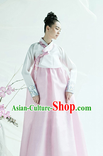 Korean Traditional Special Day Hanbok Dresses Complete Set for Ladies