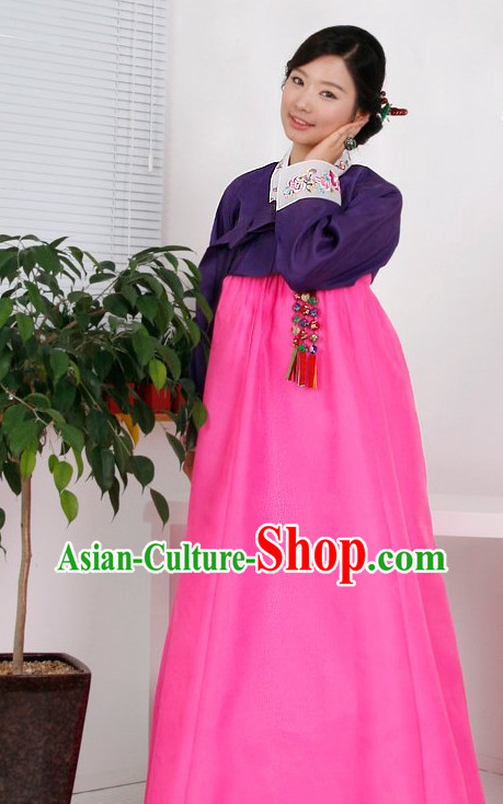 Korean Hanbok online Fashion Store Apparel Tops Korean Women Traditional Costumes Complete Set