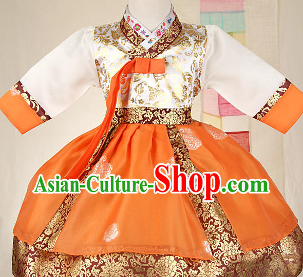 Korean Fashion Traditional Hanbok Clothes for Kids